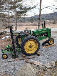 1951 John Deere A - Just purchased out of Ohio, now beginning  preservation, not restoration here in  Hillsboro, NH.
