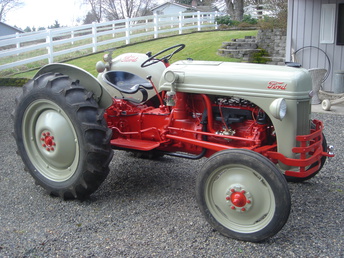 1951 Ford 8N - Enjoyed restoring this tractor I use it mostly for mowing with a five foot brush hog.