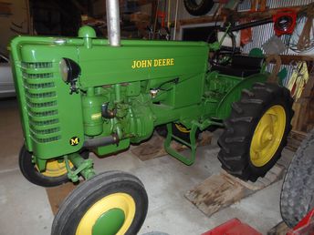 1948 John Deere M - I bought this tractor as you see it. Starts