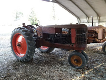 1940 Massey Harris 101 Super  - My uncle gave me this tractor for my 16th birth day along with a set of  tires and a motor  as a way to start  tractor pulling on my own. i'v  been pulling tractors for my whole life but this is my first tractor
