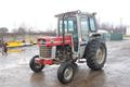 Massey Ferguson 165 Diesel - Perkins 203, Heated Larin Cab, 4 speed trans, square  axel, live pto, power steering, No serial number so  not sure if it is as built, or if it has been put  together?  really solid cab, seems like a great  tractor.