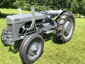 Ford 9N V6 Conversion - 9N with chevy 4.3 V6 conversion. Sherman step up  trans