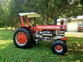 1 Owner 1970 Massey Ferguson 1150 V8 Perkins - My grandpa bought this tractor new in  August of 1970 here locally in Dandridge  Tenn , from F&J Massey Ferguson Dealer.  1970 Massey Ferguson 1150 v8 Perkins  diesel. We still have the Orginal Owners  Manual and the Orginal Dealer Sales  Reciept. This tractor only has 2000  Orginal hours Everything works great! This  tractor still has the Orginal PTO shield  and PTO cover with both Stabilizer bars  still equipped and never taken off. I just  recently put 2 new tires on the front and  had a Professional Paint and Body man to  come and 
