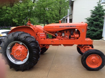 1957 Allis-Chalmers WD-45 Gas Wide Front - Just like the one my Dad had and I spent hundreds of hrs on as a kid.