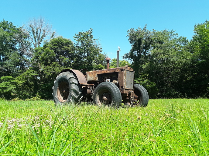 1935 Case C - This tractor had been forgotten in a barn  for over 40 years from what I was told when  I bought it at an auction.