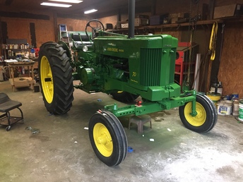 1956 John Deere 70 - Just finished this summer.