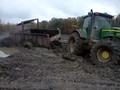 7930 John Deere - This is what happens when you give a red man a  green tractor! Spreading bio solids on a old coal  mine!