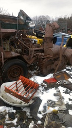 Unknown Blower - Unknown make half track snowblower found at  junkyard in pa