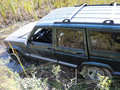 Troubled Jeep - This guy was supposedly in a hurry and got stuck. I