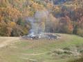 Burning Barn Reported Started By Hay - Reports are this neighbors barn burnt to the ground from having uncured hay ignite.