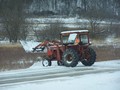 1972 Allis Chalmers 185 - Got Stuck Pushing Snow without Chains!!!