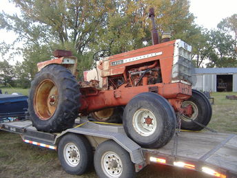 1964 Cockshutt 1800 - Just bought on a farm auction.  It had no wheels or tires on it