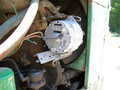 1962 Oliver 1600 - Alternator Added - Single wire replacement alternator mounted on the 1600.