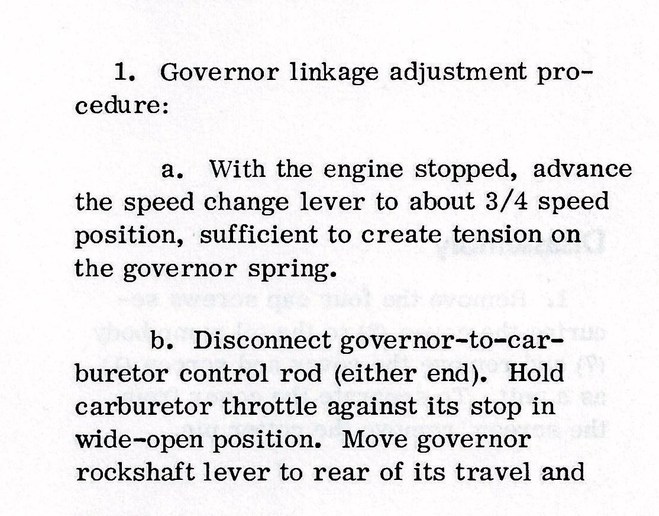 Super C Carburetor Governor Problems - Yesterday's Tractors farmall h governor diagram 