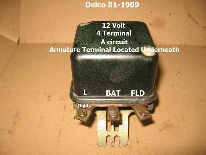 1951 John Deere Model A Generator ... - Yesterday's Tractors delco remy regulator wiring diagram 
