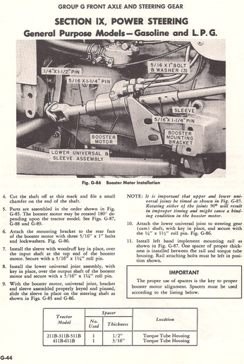 611b Power steering | Yesterday's Tractors Forums