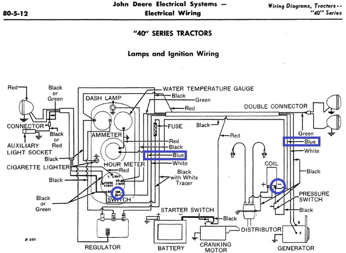 Diagram John Deere 40 S Wiring, John Deere Wiring Diagram