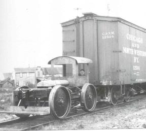 1920 Fordson - The strength of this Fordson locomotive is being tested in 1931 at Skagit Steel in Sedro-Woolley Wa. Henry Ford traveled to Sedro-Woolley Wa on his private train to see why such a tiny town in the Northwest would want so many Fordsons.