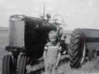 1945 M Farmall - It was my uncle's, my cousin standing next to it