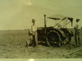 Mcormick Deering 1020 With Buggy Top - This is another photo of the  1020 with a buggy top for  shade on hot days