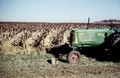 1951 Oliver 77 Row Crop - Parked next to a sorghum field.  Taken in  Sept. 1957