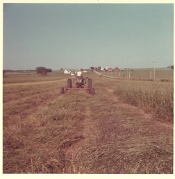 JD A - Dad out crimping in Jul '69 just bought  the farm the month before.