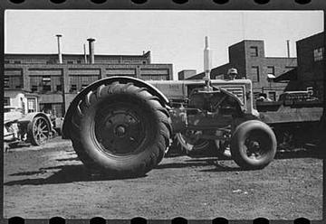 Minneapolis Moline Tractor Factory - Picture taken in 1939, from Library of Congress, Prints