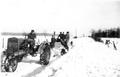 Clearing Roads After 1945 Blizzard - Opening roads in Seneca County Ohio after blizzard in 1945.  My grandparents were out of school for 6 weeks (and they didn