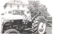 1950 Ford 8N - Ford 8N with JD Grain Swather.  Taken early 50