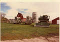 3 Oliver Combines 1973 - 3 Oliver combines ready for the soybean harvest in the fall of 1973.