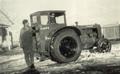 1929 Case L - Pic. taken in the winter of 1938-9 Dad just put it on Rubber and put a cab on it. I