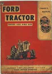 Ford 600 & 800 Tractor Manual