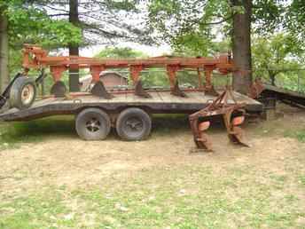 Trailer And 5 Bottom Plow