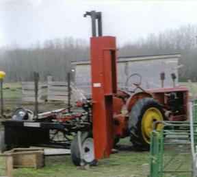1992 Post Pounder + Tractor