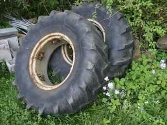 Ford 12X24 6-Lug Rims/Tires