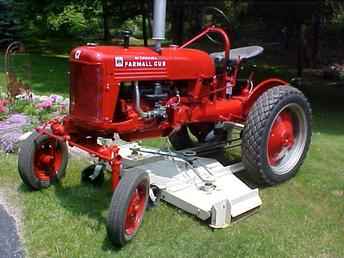 Restored Farmall Cub  & Mower