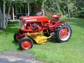 Farmall Cub And Flail Mower