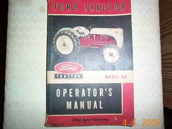 Model 8N Opertor`S Manual