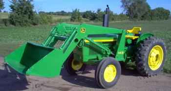 1974 John Deere 830 And 145 Loader