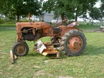 Allis Chalmers CA  W/ Mower