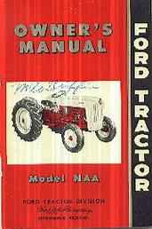 Ford NAA Tractor Manual 