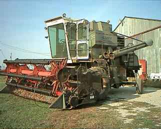 Allis Chalmers Gleaner Combine