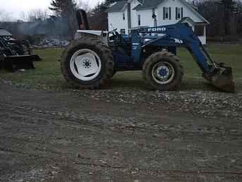 1990 Ford 7610 Ii  With Loader