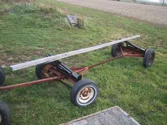 Homemade Header Cart