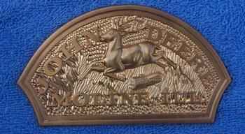 John Deere CC Brass Plaque