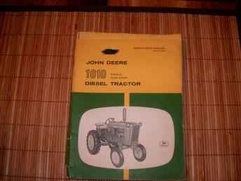 J D 1010  Diesel TR Manual 
