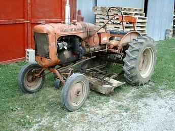 Allis Chalmers B With Mower