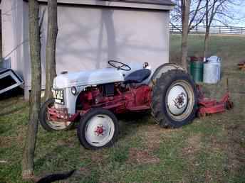 Ford 8N With Finish Mower