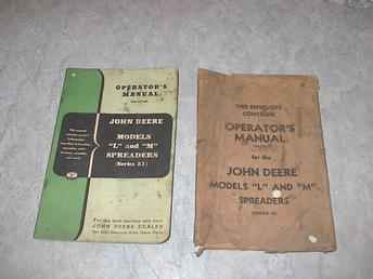 John Deere Model L & M Spreader Manual