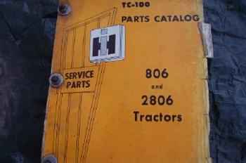 Ihc 806 Tractor Parts Catalog